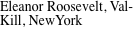 Eleanor Roosevelt, Val-Kill, NewYork